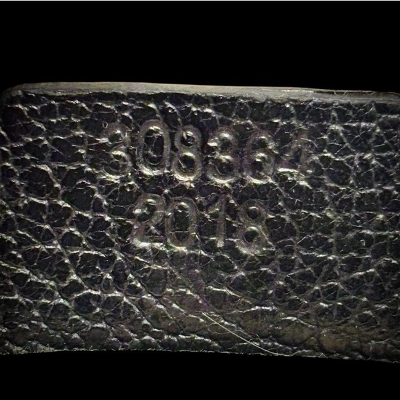 AUTHENTIC GUCCI SOHO DISCO SMALL BLACK LEATHER CROSSBODY BAG “GG” LOGO - Picture 4 of 7